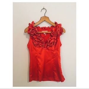 Bright and Flirty Red Top